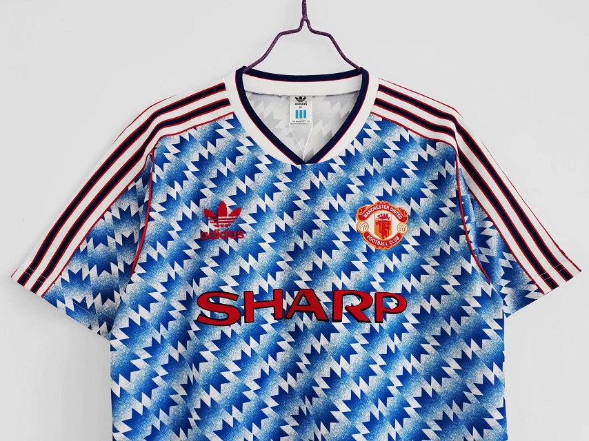 AAA Quality Manchester Utd 90/92 Away Soccer Jersey : Wholesale Soccer ...