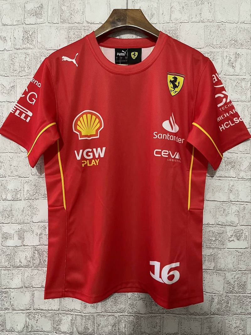 Ferrari F1 Racing Team #16 T-Shirt 2024