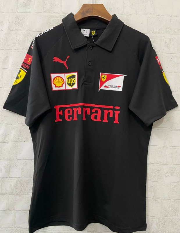 Ferrari F1 Racing Team Black Polo 2025