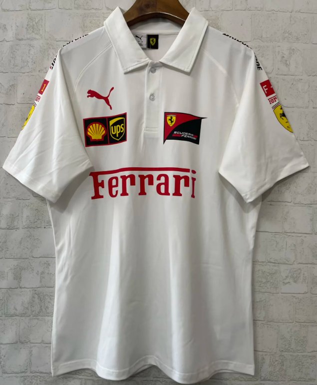 Ferrari F1 Racing Team White Polo 2025