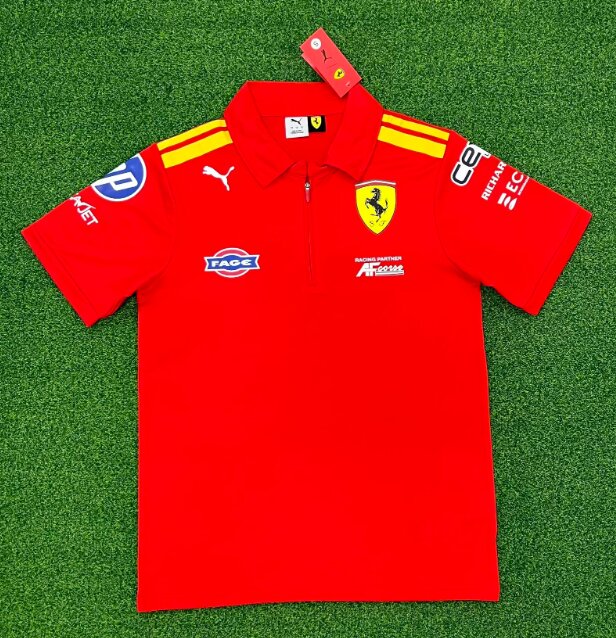 Ferrari F1 Racing Team Red/Yellow Polo 2026