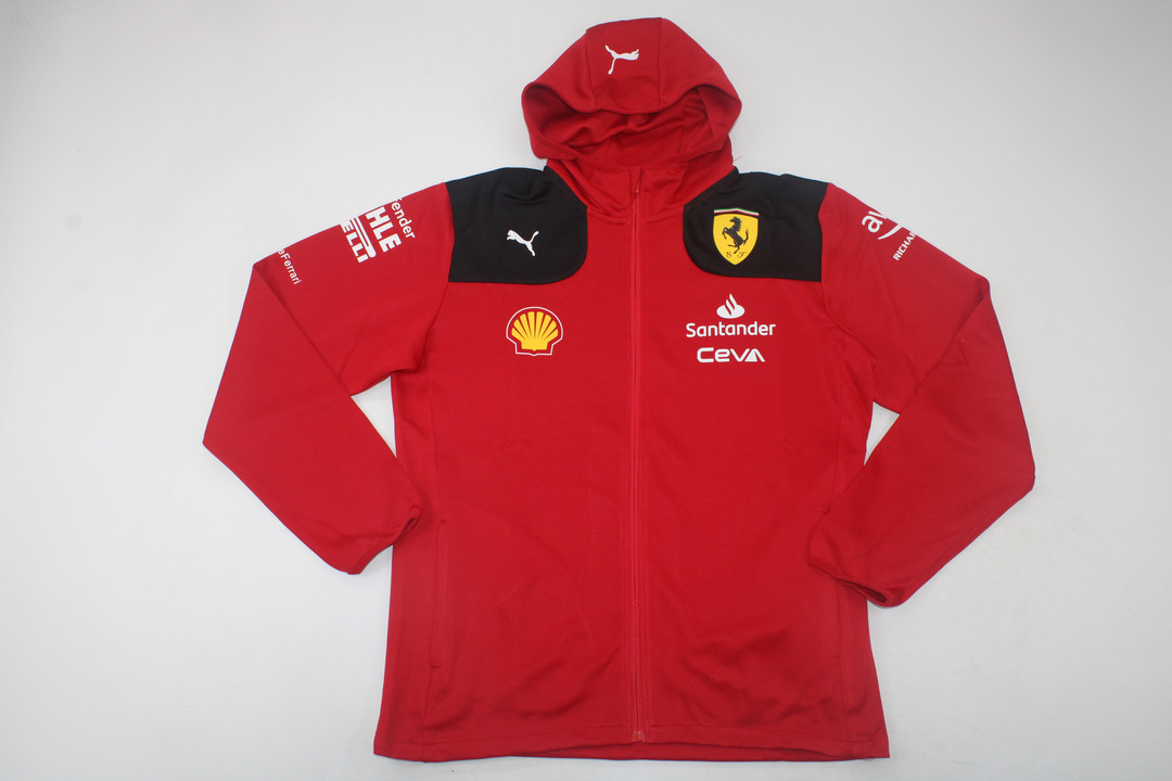 Scuderia Ferrari F1 Racing Team Full Zip Hoodie 2023