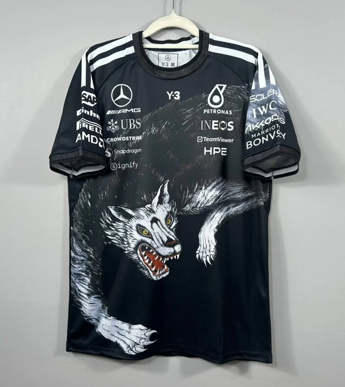 Mercedes AMG Petronas F1 Racing Black Wolve Shirt - 2026