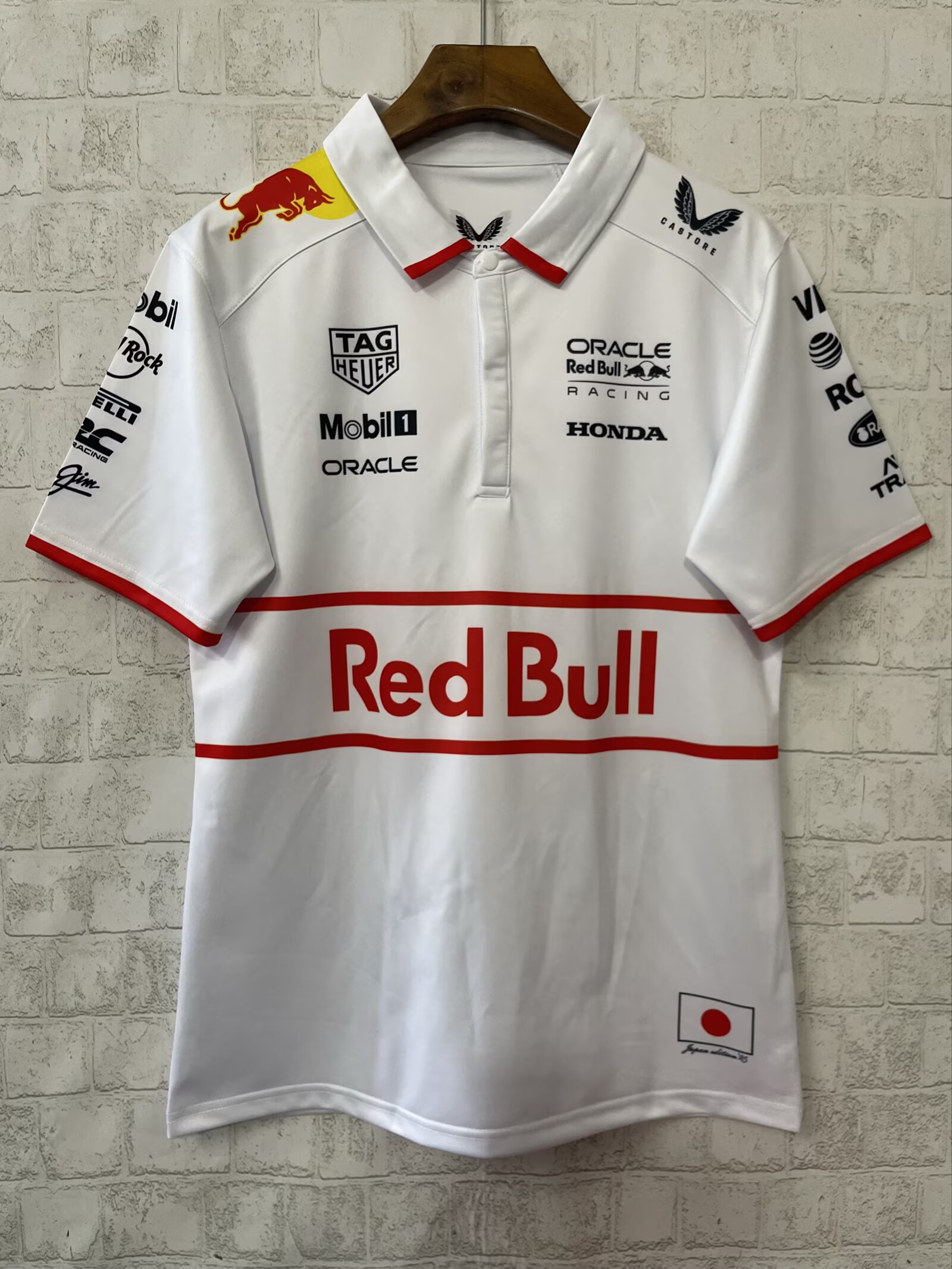 Oracle Red Bull F1 Racing Team White Polo 2025